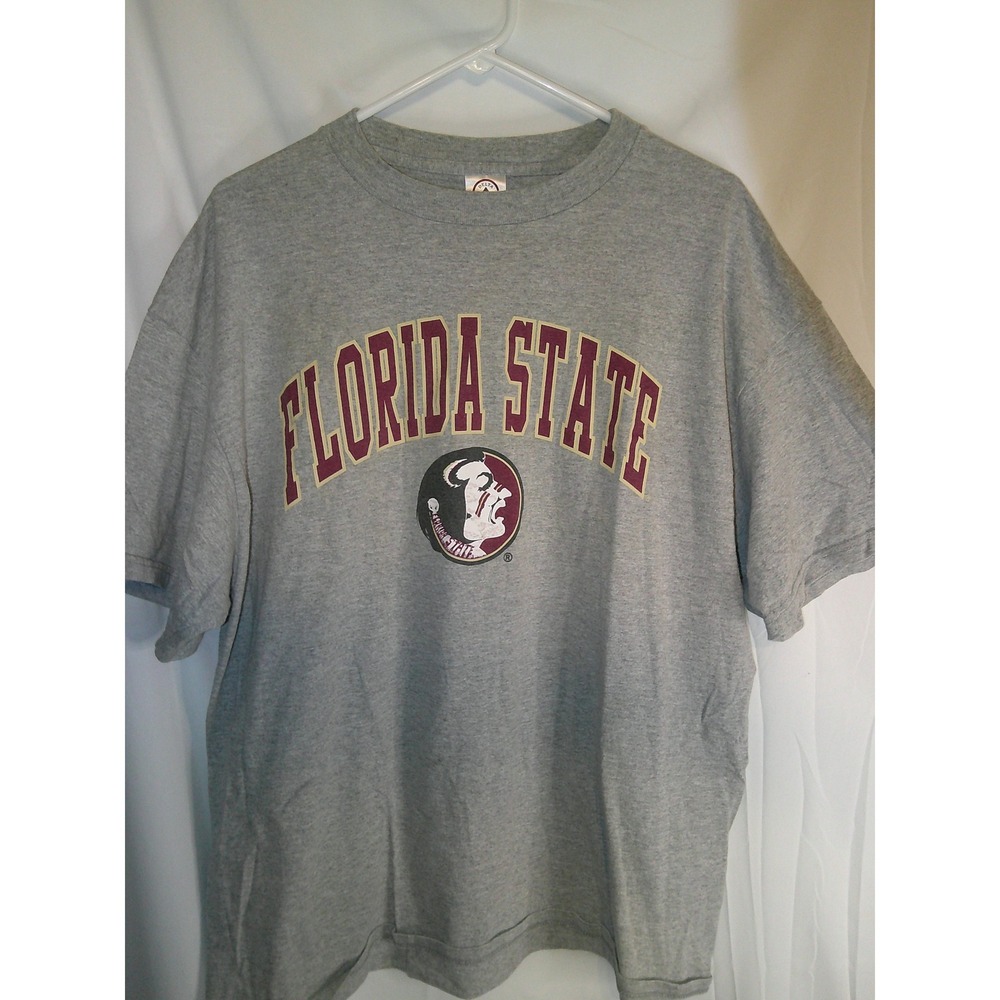 Vintage Delta Pro Weight Florida State Seminoles NCAA T-Shirt Gray XL